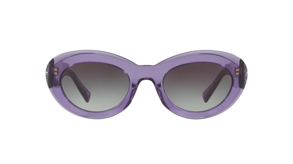 Versace VE4355B Prescription Sunglasses, 52mm, Transparent Violet, VE4355B-51603C-52-SV