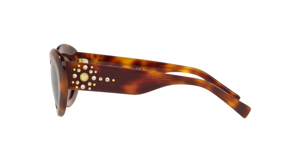 Versace VE4355B Prescription Sunglasses, 52mm, Havana, VE4355B-521773-52-SV