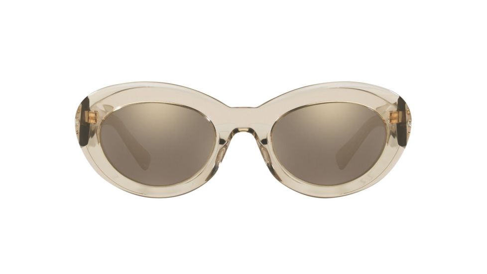 Versace VE4355B Prescription Sunglasses, 52mm, Transparent Beige, VE4355B-52885A-52-SV