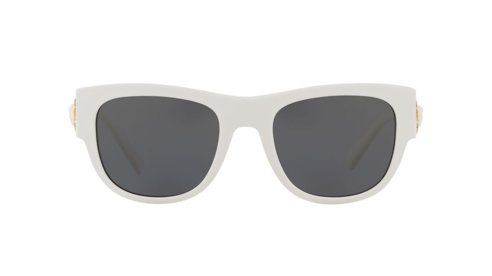 Versace VE4359 Bifocal Prescription Sunglasses, 55mm, White, VE4359-401-87-55-BI