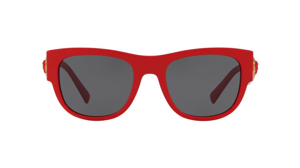 Versace VE4359 Bifocal Prescription Sunglasses, 55mm, Red, VE4359-506587-55-BI