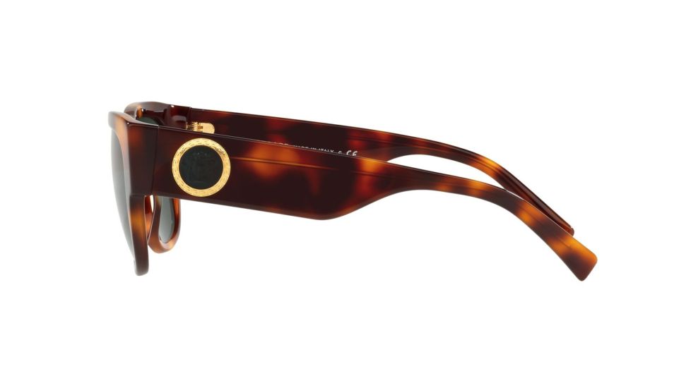 Versace VE4359 Bifocal Prescription Sunglasses, 55mm, Havana, VE4359-521771-55-BI