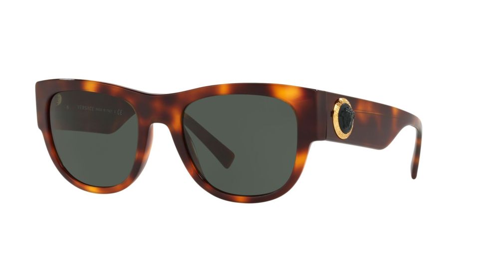 Versace VE4359 Bifocal Prescription Sunglasses, 55mm, Havana, VE4359-521771-55-BI