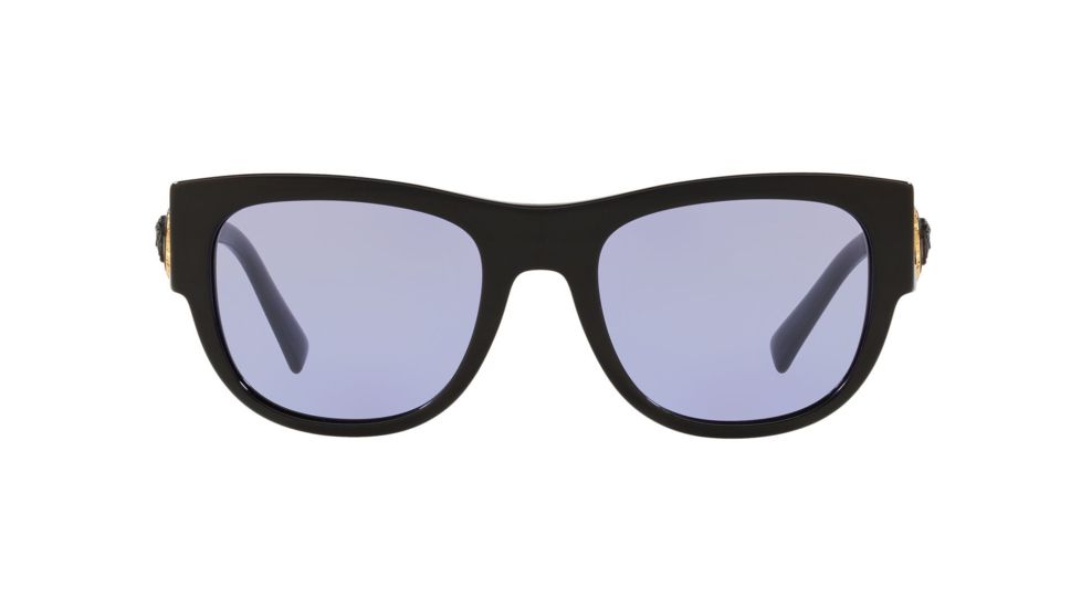 Versace VE4359 Bifocal Prescription Sunglasses, 55mm, Black, VE4359-GB1-1A-55-BI