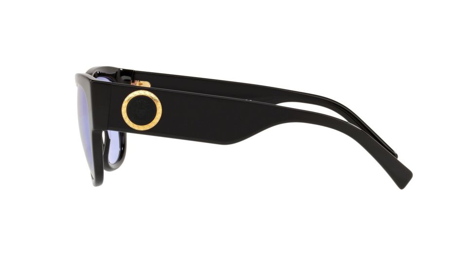 Versace VE4359 Bifocal Prescription Sunglasses, 55mm, Black, VE4359-GB1-1A-55-BI