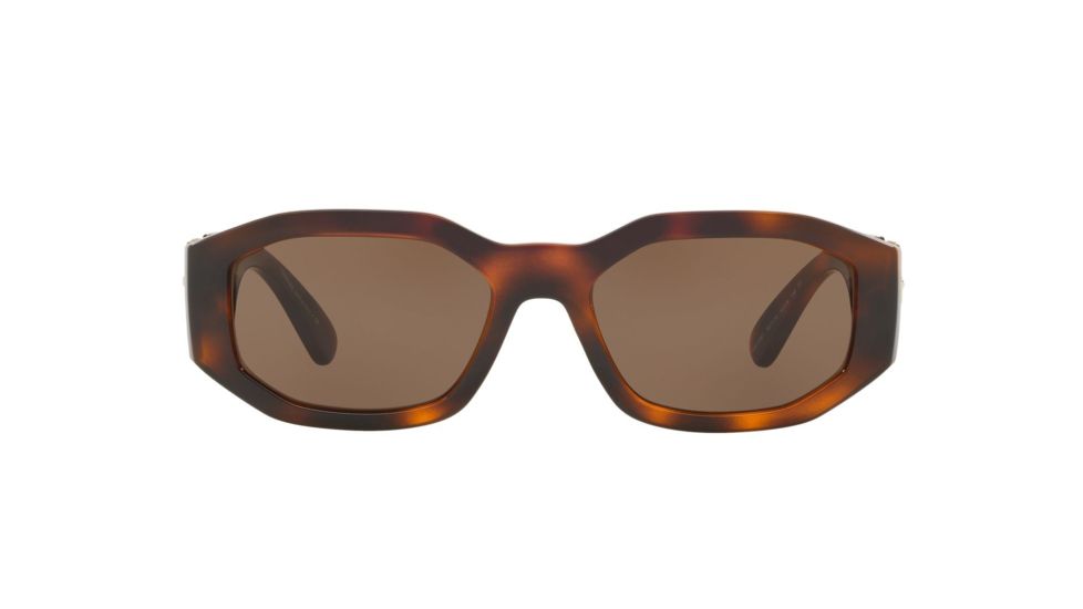 Versace VE4361 Bifocal Prescription Sunglasses, 53mm, Havana, VE4361-521773-53-BI