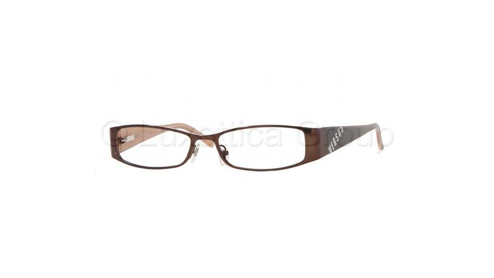 Versus VR 7063 Eyeglasses Styles Dark Brown Frame w/Non-Rx 52 mm Diameter Lenses