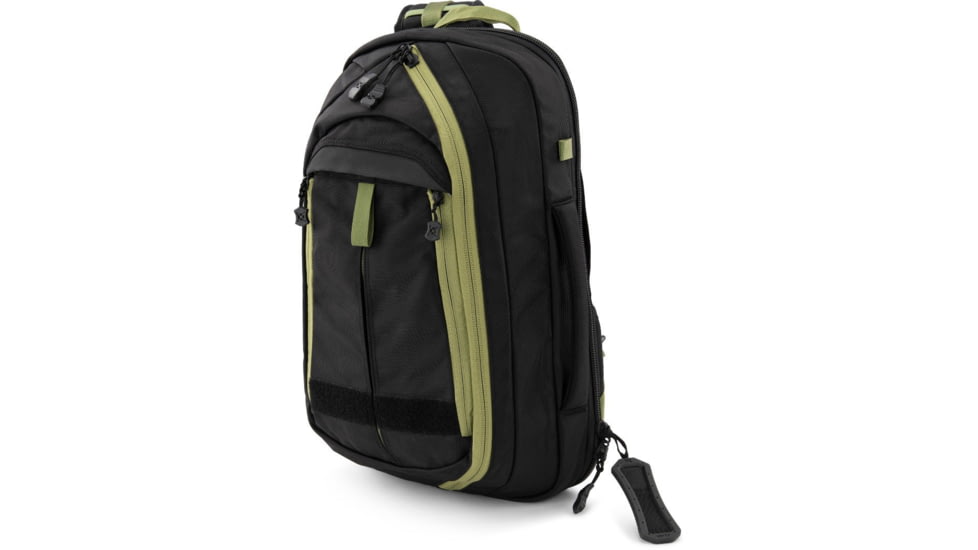 Vertx Commuter Sling 2.0 17L Backpack, It'S Black / Mustard Grass, F1 VTX5011 IBK/MGS NA