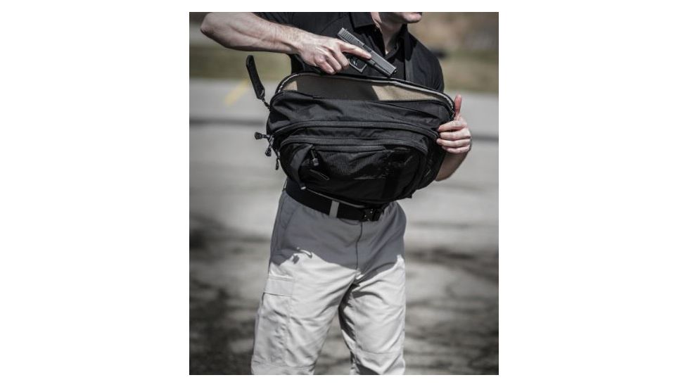 Vertx EDC Commuter Sling Slim Line Single Sling Pack, Black VTX5010BK