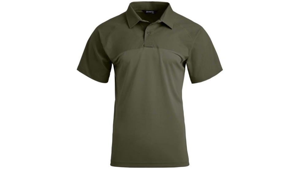 Vertx Fusion Flex Performance Hybrid Shirt - Short Sleeve, Od Green - VTX8250OD2XLNA