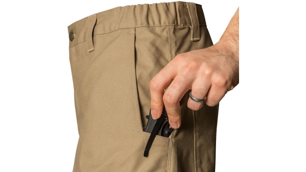 Vertx Legacy 98% Cotton/2% LYCRA Mens Pants, DESERT TAN, 30 34, F1 VTX1005 DT 30 34