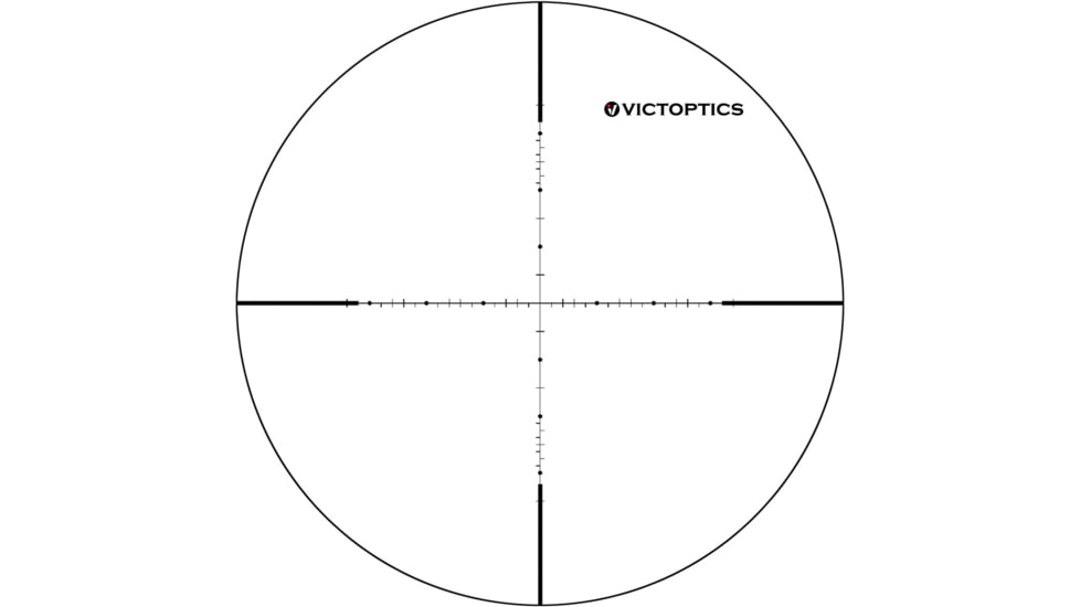 VictOptics 6-24x50mm, 30mm Tube, Rifle Scope, Black, OPSL17