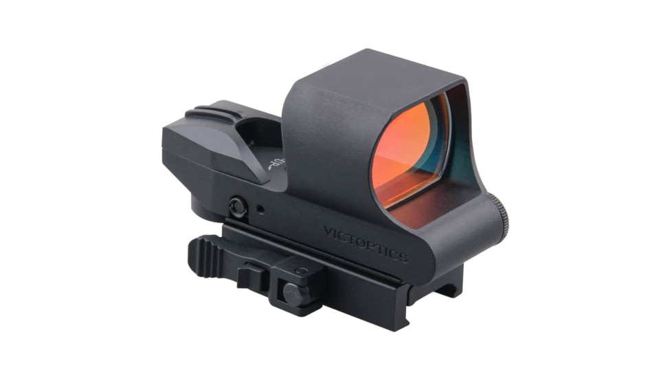 VictOptics Red Dot Sight, 1x, 28x40mm Objective Window, 4 Green/ Red Reticles, 6061-T6, Black, RDSL09