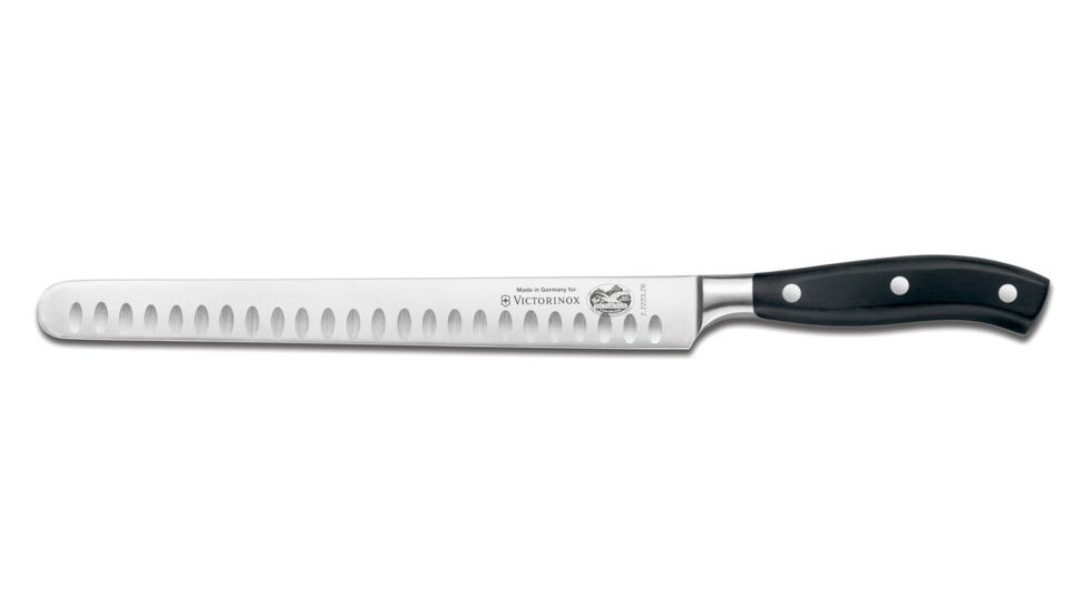 Victorinox 10&quot; Forged Fluted Slicing Knife w/ Granton Edge 7.7223.26G