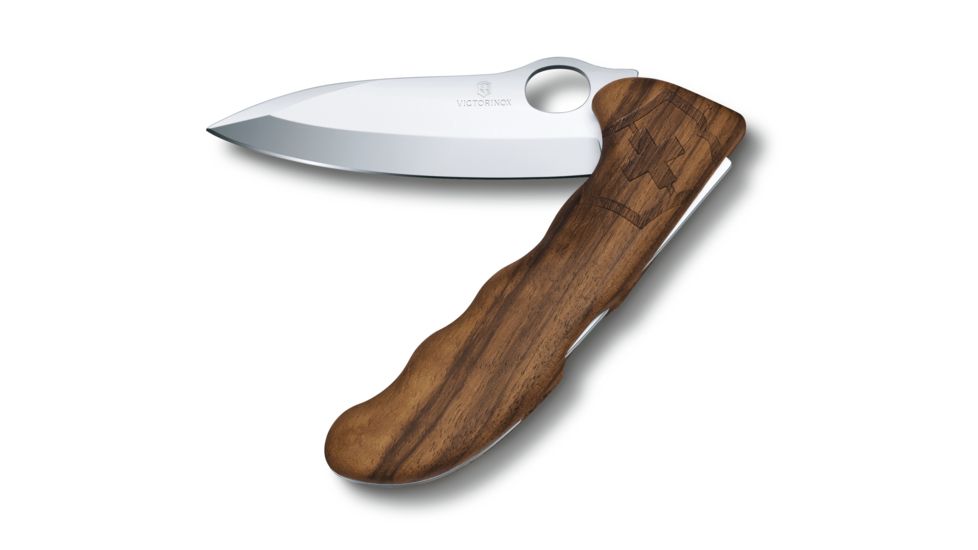 Victorinox Hunter Pro Wood with Nylon Pouch, Wood, 130mm, 0.9410.63US2