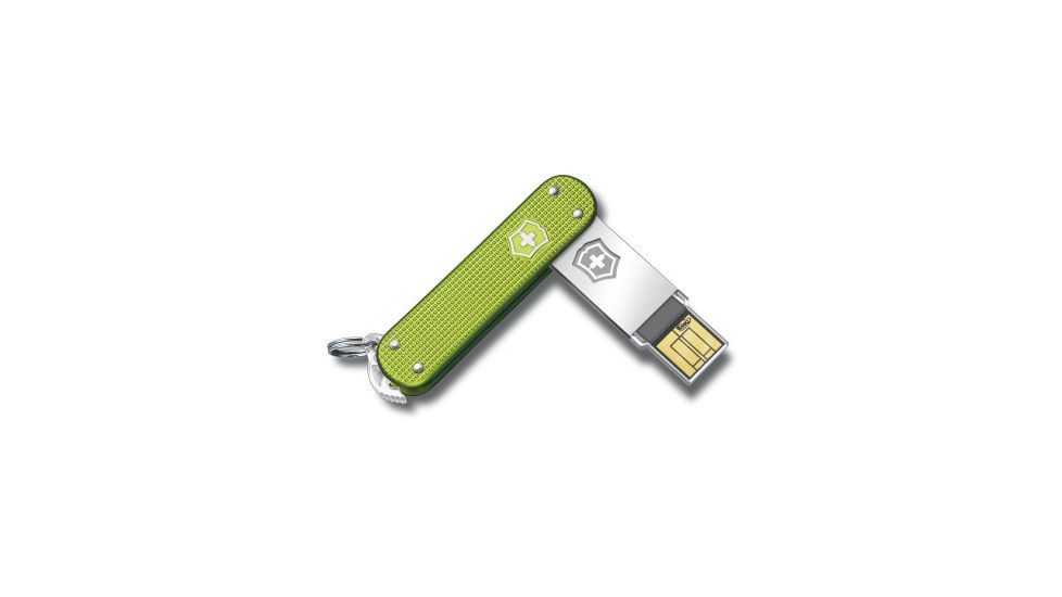 Victorinox Slim 2.0 - 16GB, Green Alox 4.6171.24G16US2