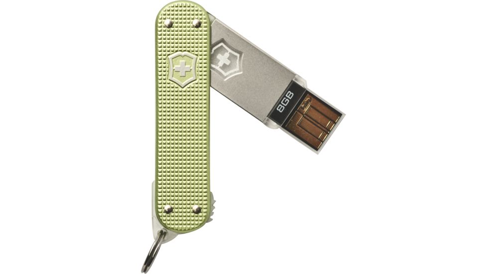 Victorinox SLIM Flight USB Flash Drive - 8 GB, Green Alox 4617124G8