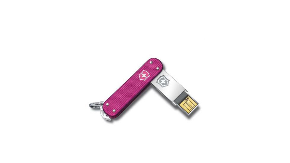 Victorinox SLIM Flight USB Flash Drive - 8 GB, Pink Alox 4617125G8