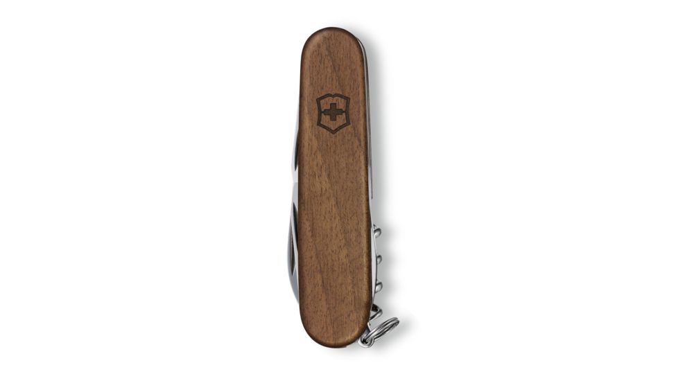 Victorinox Spartan Medium Pocket Knife with Can Opener, Hardwood - Walnut, 91mm 1.3601.63-X2