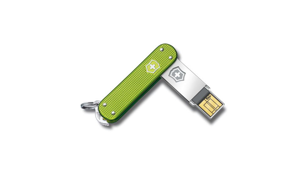 Victorinox Swiss Army 4 6171 24g4 Victorinox Slim Flight 4 Gb Green Alox