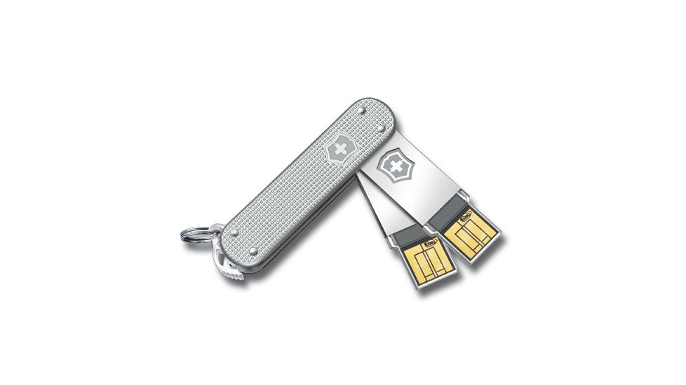 Victorinox Swiss Army 4 6171 26g64d Victorinox Slim Duo Flight 2x 64gb Silver Alox