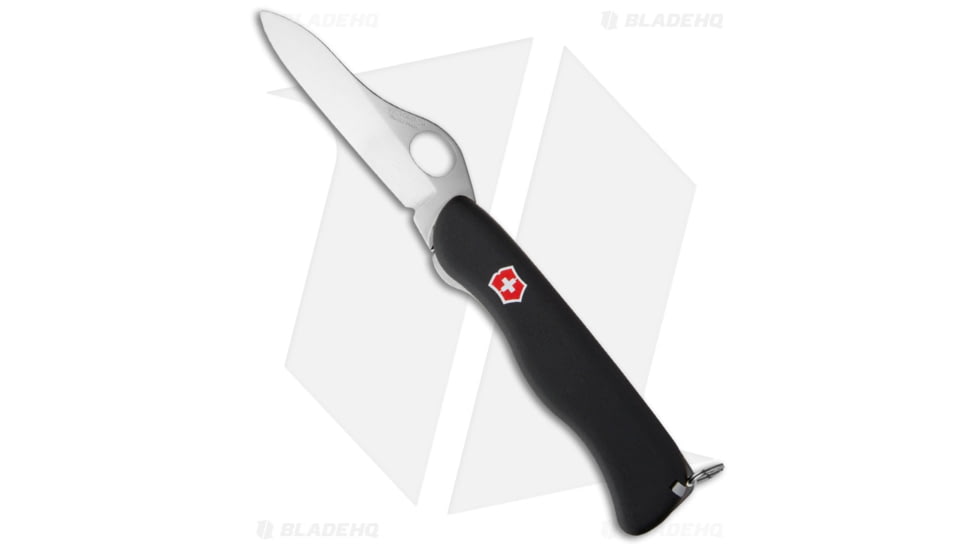 Victorinox One Hand Sentinel Folding Knife, Black Handle, Black/Gray, One Size, BHQ-4041