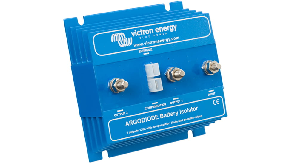 Victron Energy Argo Diode Battery Isolator, 160 amps, 2 Batteries, Blue, ARG160201020