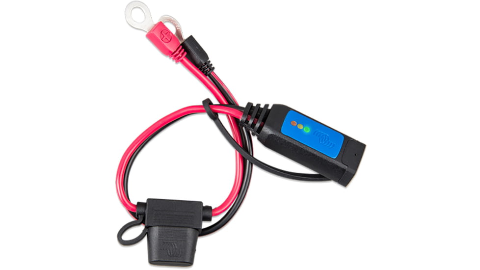 Victron Energy Battery Indicator Eyelet for Blue Smart IP65 Chargers, M8 Eyelet/30 amps ATO Fuse, Red/Black, BPC900120114