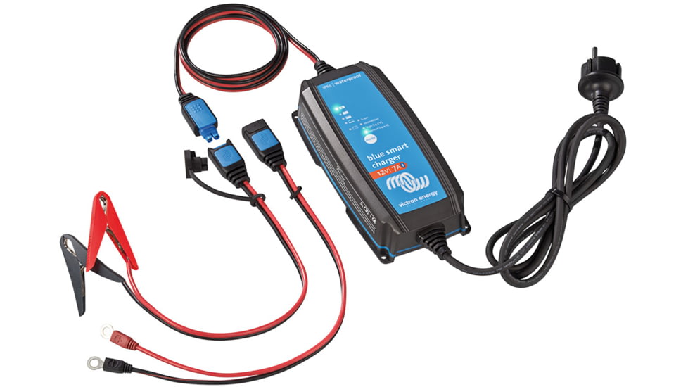 Victron Energy BlueSmart IP65 Charger, 12 volts, 7 amps, Black, BPC120731104R