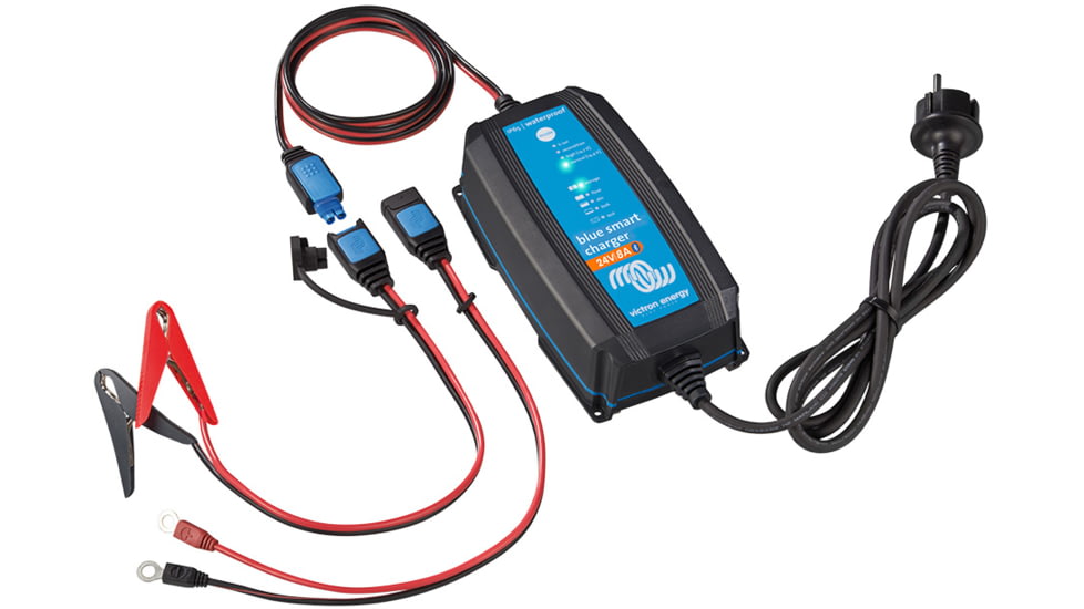 Victron Energy BlueSmart IP65 Charger, 24 volts, 8 amps, Black, BPC240831104R