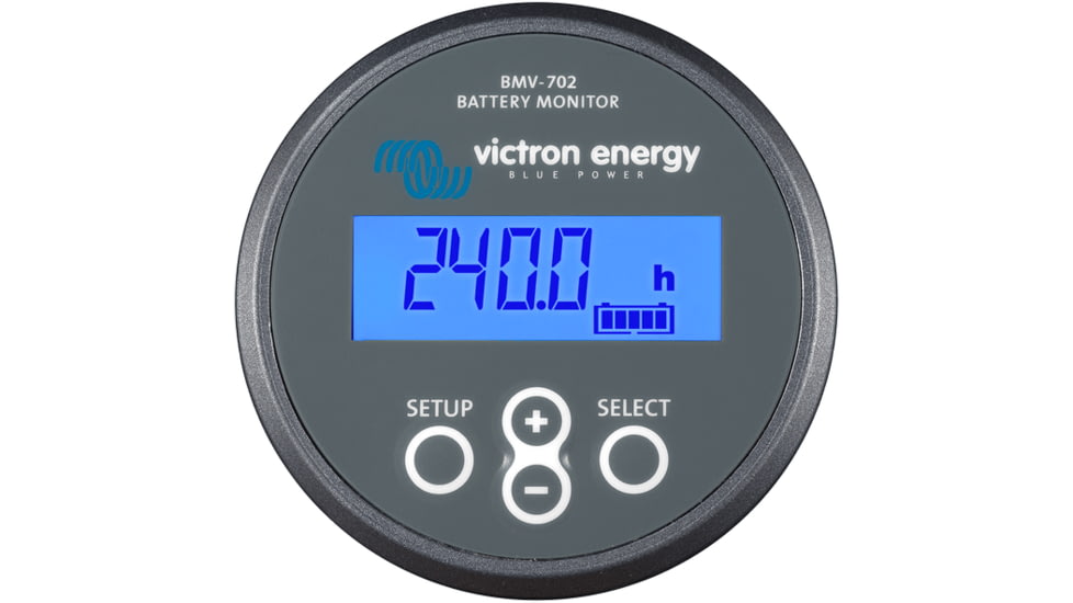 Victron Energy BMV-702 Battery Monitor, w/ Midpoint Voltage Monitoring, Black, BAM010702200R