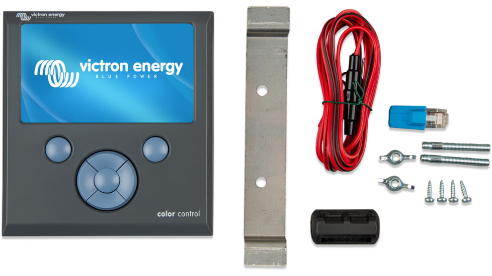 Victron Energy Color Control GX Monitor, Button Control, Grey, BPP010300100R