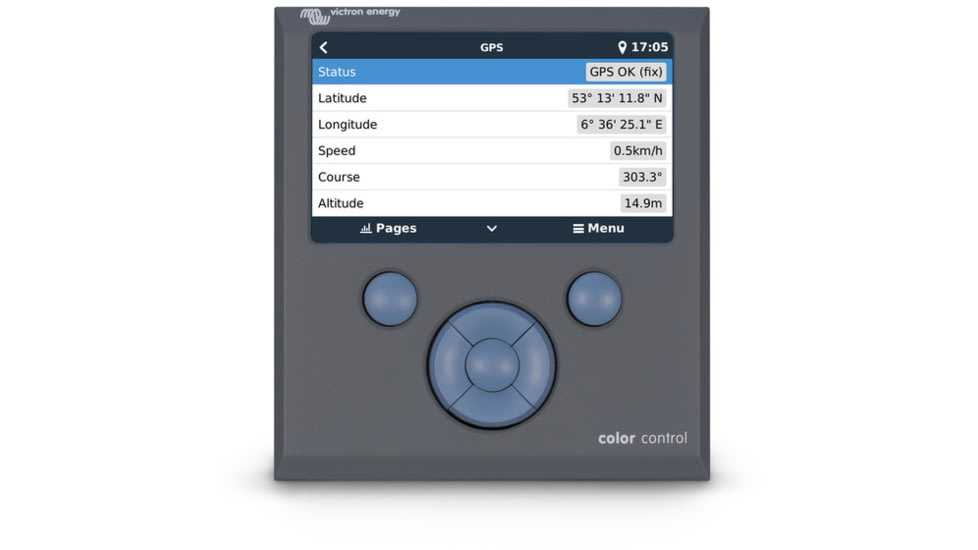 Victron Energy Color Control GX Monitor, Button Control, Grey, BPP010300100R