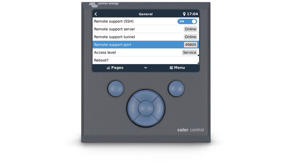 Victron Energy Color Control GX Monitor, Button Control, Grey, BPP010300100R