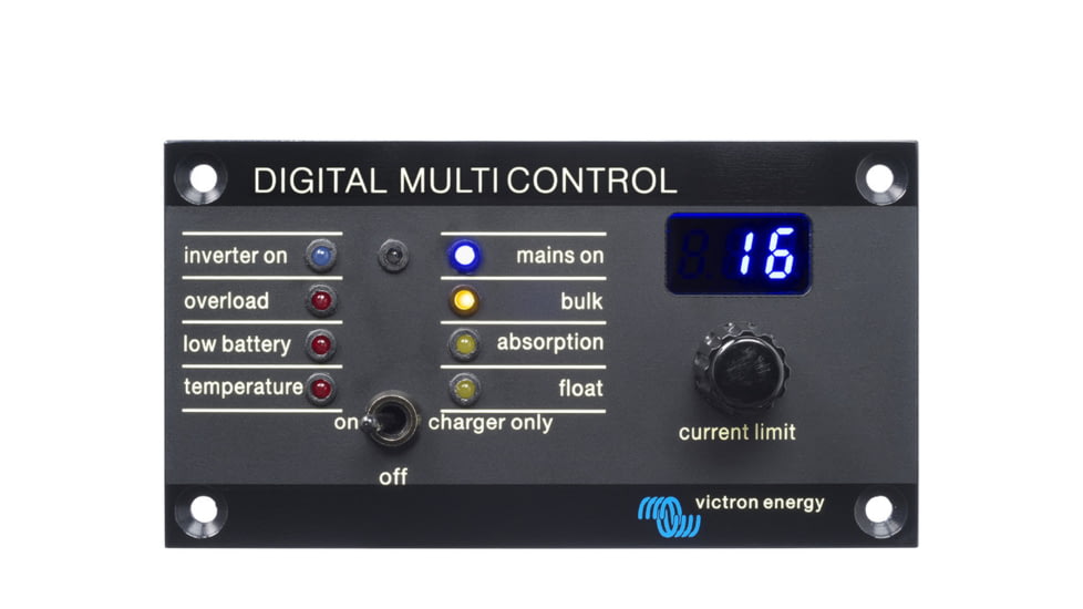 Victron Energy Multiplus Inverter/Charger, 12 volts, 2000W, 80 amps Battery Charger, 50 amps Transfer Switch, Blue, CMP122200100