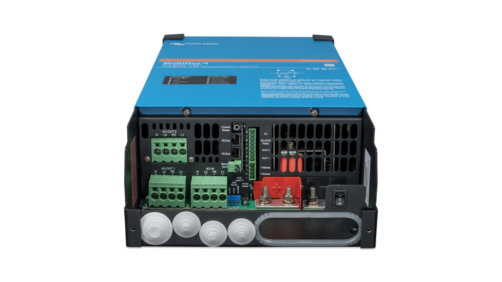 Victron Energy MultiPlus-II Inverter/Charger 12VDC - 3000VA - 120VAC 2x120 or 120/240 Split - 50A Charge &amp; Switch UL Approved