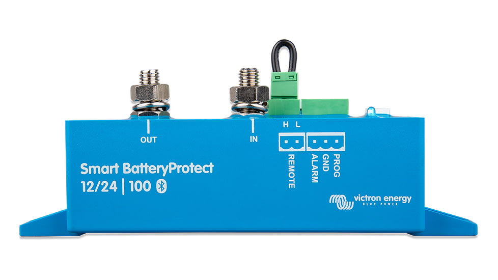 Victron Energy Smart BatteryProtect, 100 amps, 6-35 volts, Bluetooth Capable, Blue, BPR110022000