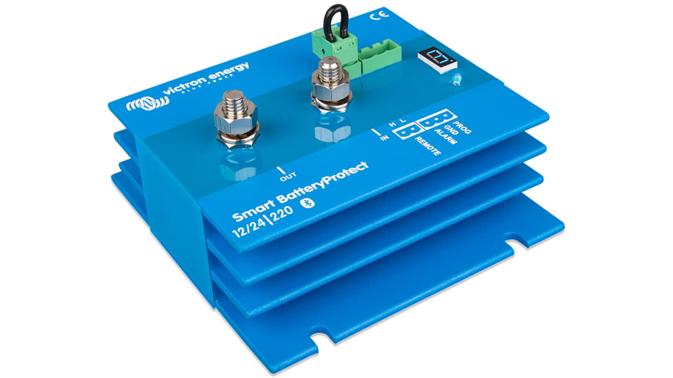 Victron Energy Smart BatteryProtect, 220 amps, 6-35 volts, Bluetooth Capable, Blue, BPR122022000