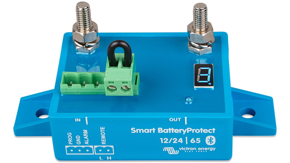 Victron Energy Smart BatteryProtect, 65 amps, 6-35 volts, Bluetooth Capable, Blue, BPR065022000