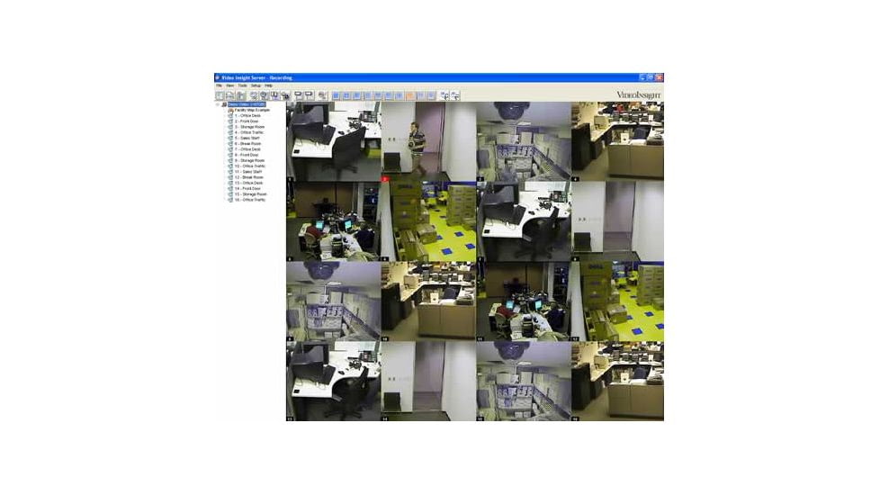 Video Insight Ip Camera Software With 32 Cameras On One Server