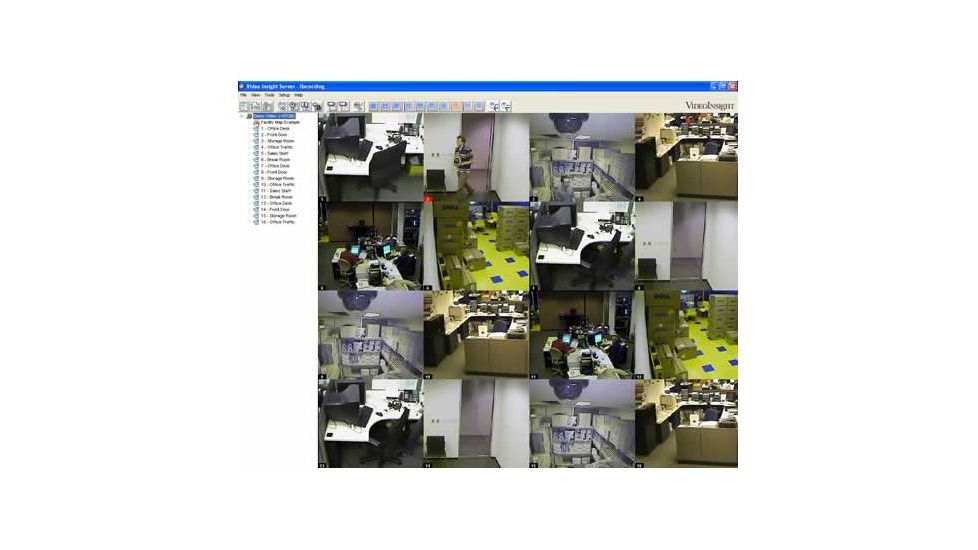 Video Insight Ip Camera Software With 6 Cameras On One Server