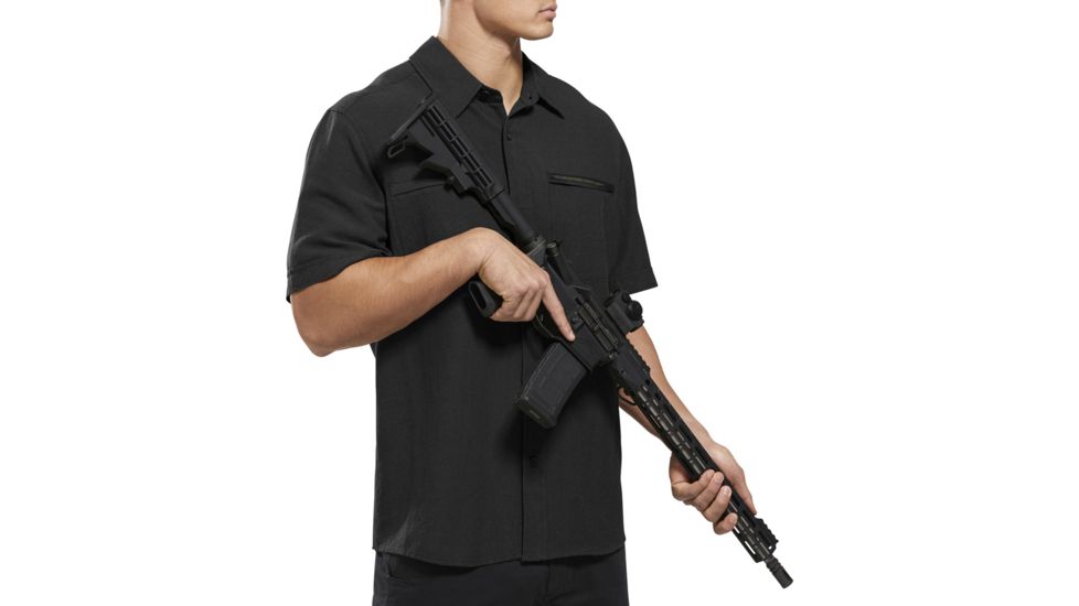 Viktos Shemagh Short Sleeve Button-up Shirt - Mens, Nightfjall, Large, 1805104, EDEMO1
