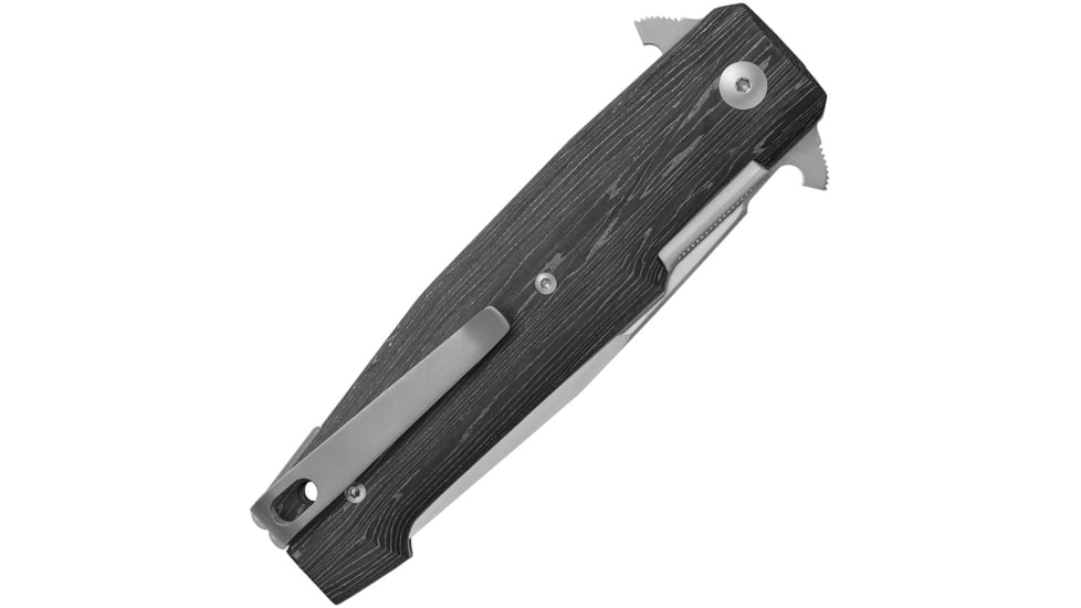 Viper Keeper 2 ASLS Lock Folding Knife, 3.75in, ELMAX Steel, Satin Plain Blade, Stailess Steel Carbon Fiber Handle, V6000FCL