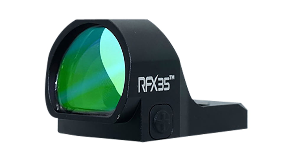 Viridian 9810057 RFX35 Green Dot Reflex Sight Black 22 X 26mm 3 MOA Green Dot