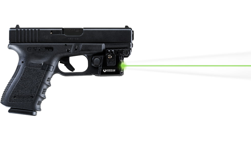 Viridian C5L Universal Sub-Compact ECR Green Laser w/ Tactical Light, Black, Ambidextrous, 930-0006