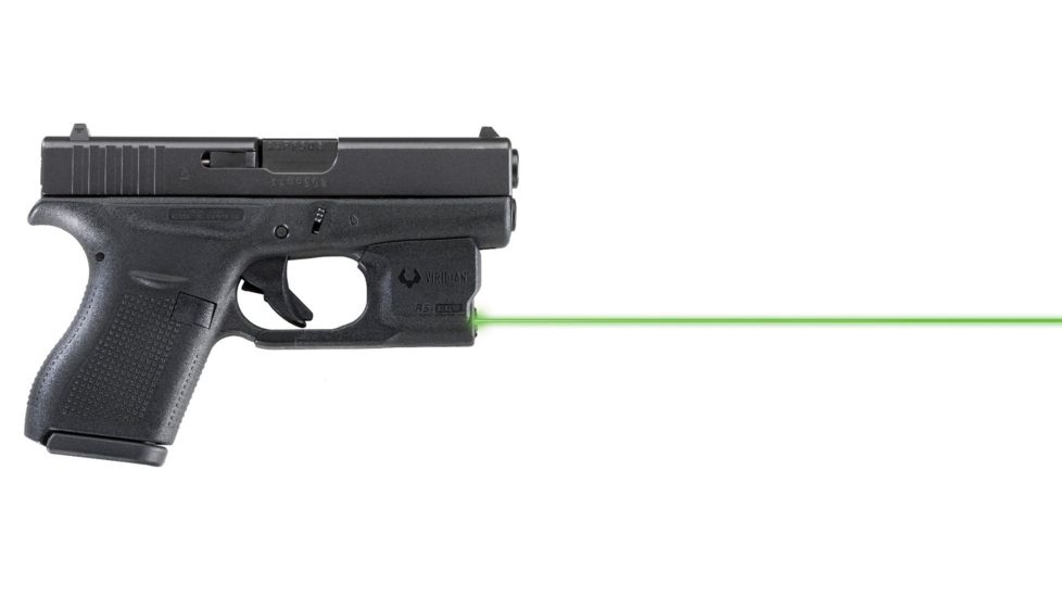 Viridian Reactor 5 Green Laser Sight for Remington R51 featuring ECR, w/ Hybrid Belt Holster, Black, R5-R51
