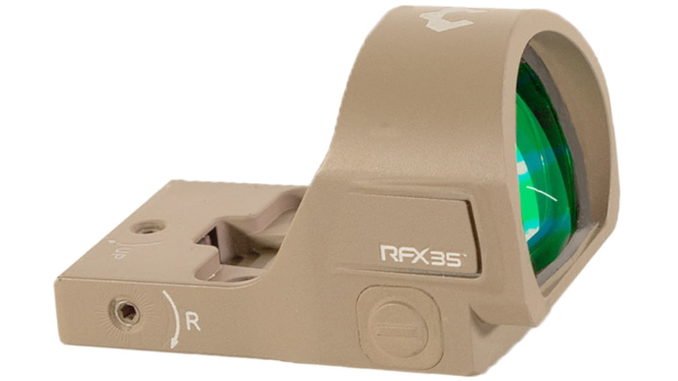 Viridian RFX35 Green Dot Reflex Sight, Flat Dark Earth, 3 MOA
