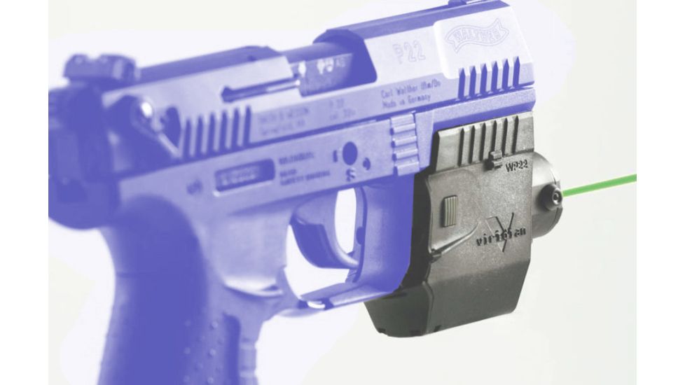 Viridian Walther P22 w/3.4" &amp; 5" Barrel Green Laser WP22