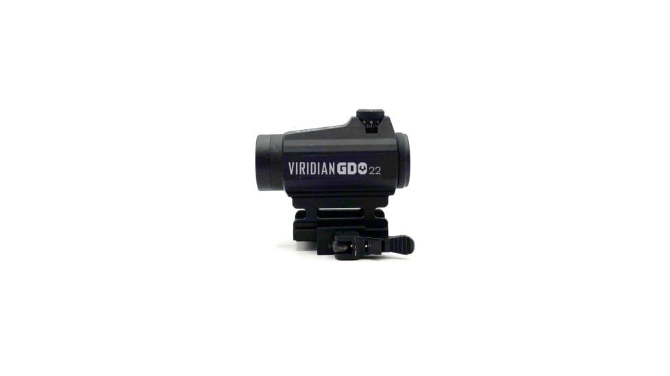 USED Viridian Weapon Technologies GDO 22 1x22 Green Dot Optic, 3 MOA, QD mount, Black, 981-0029, EDEMO1