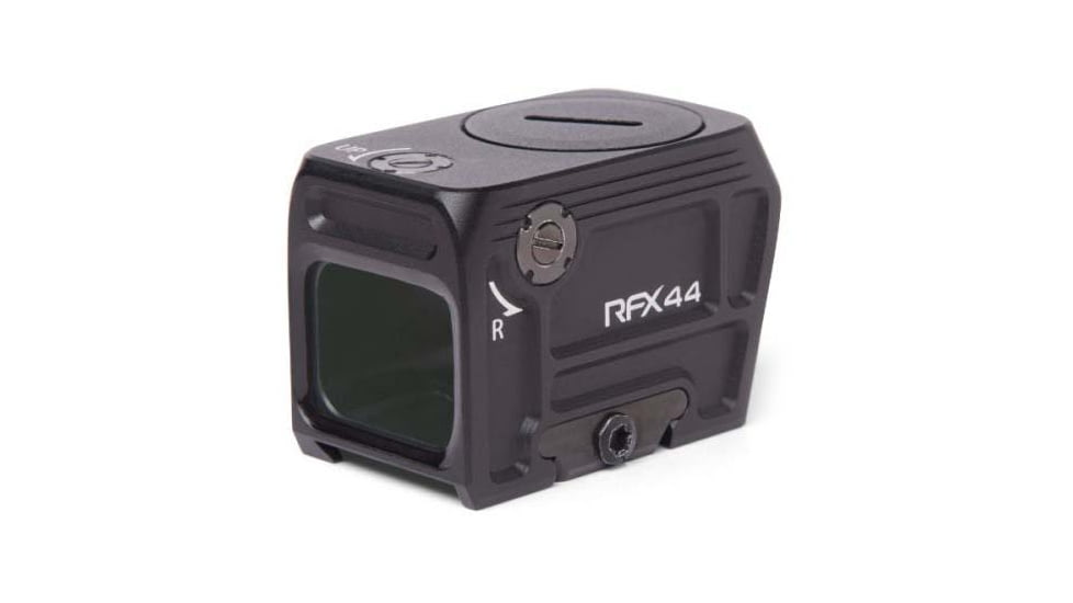 Viridian Weapon Technologies RFX44 Compact Green Dot Reflex Sight, 5 MOA Green Dot Reticle, Picatinny High Mount for 1/3 Co-Witness, Black, 981-0113